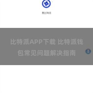 比特派APP下载 比特派钱包常见问题解决指南